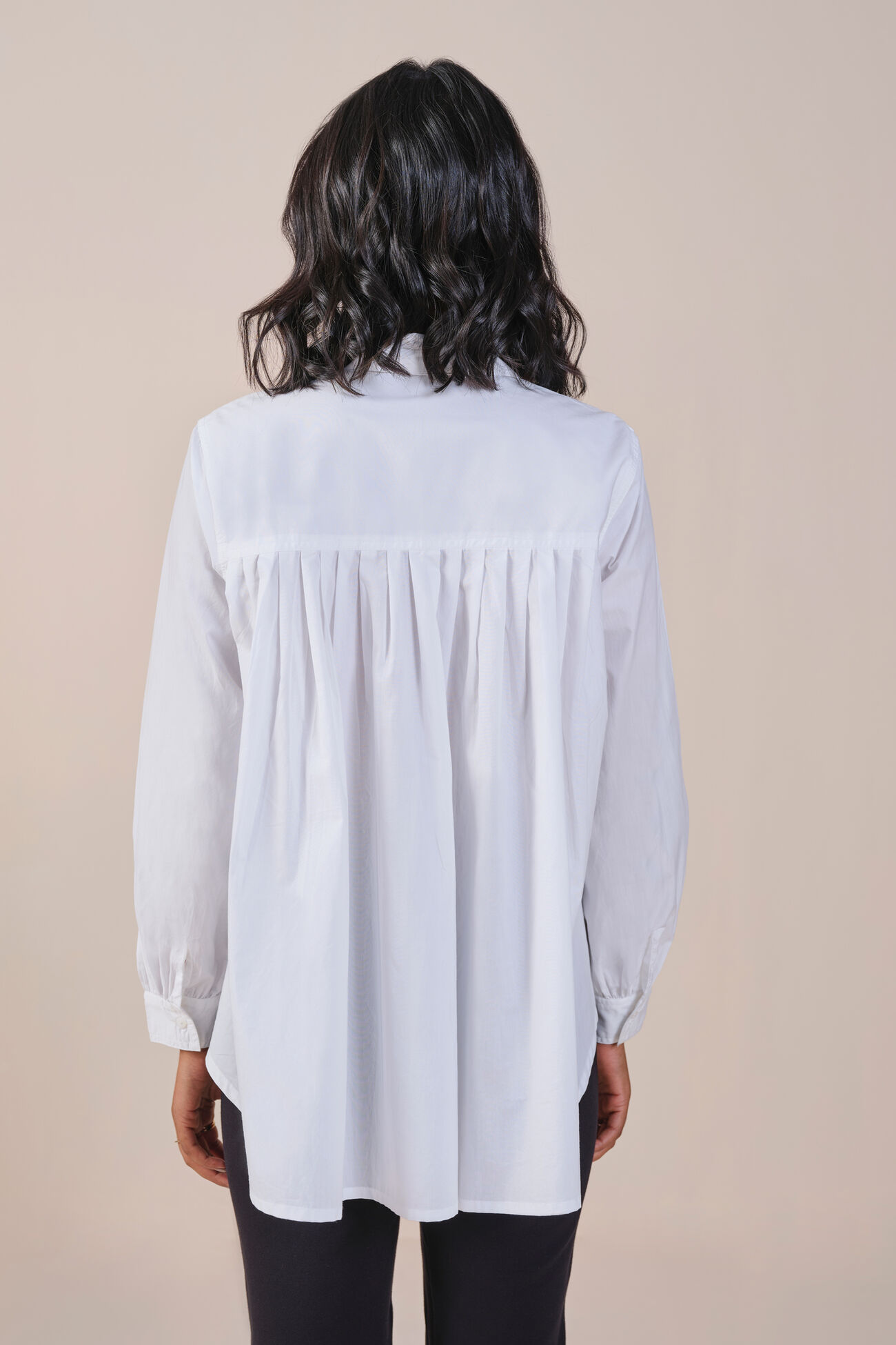 Glow on Cotton Shirt, White, image 4