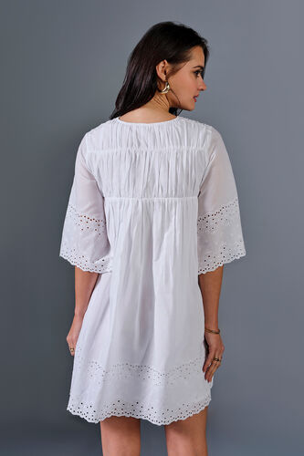 Breezy Fling Dress, White, image 5